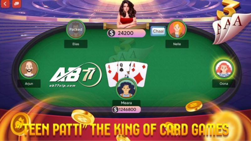 Nắm trong tay cách chơi Teen Patti trong 5 phút cùng AB77.